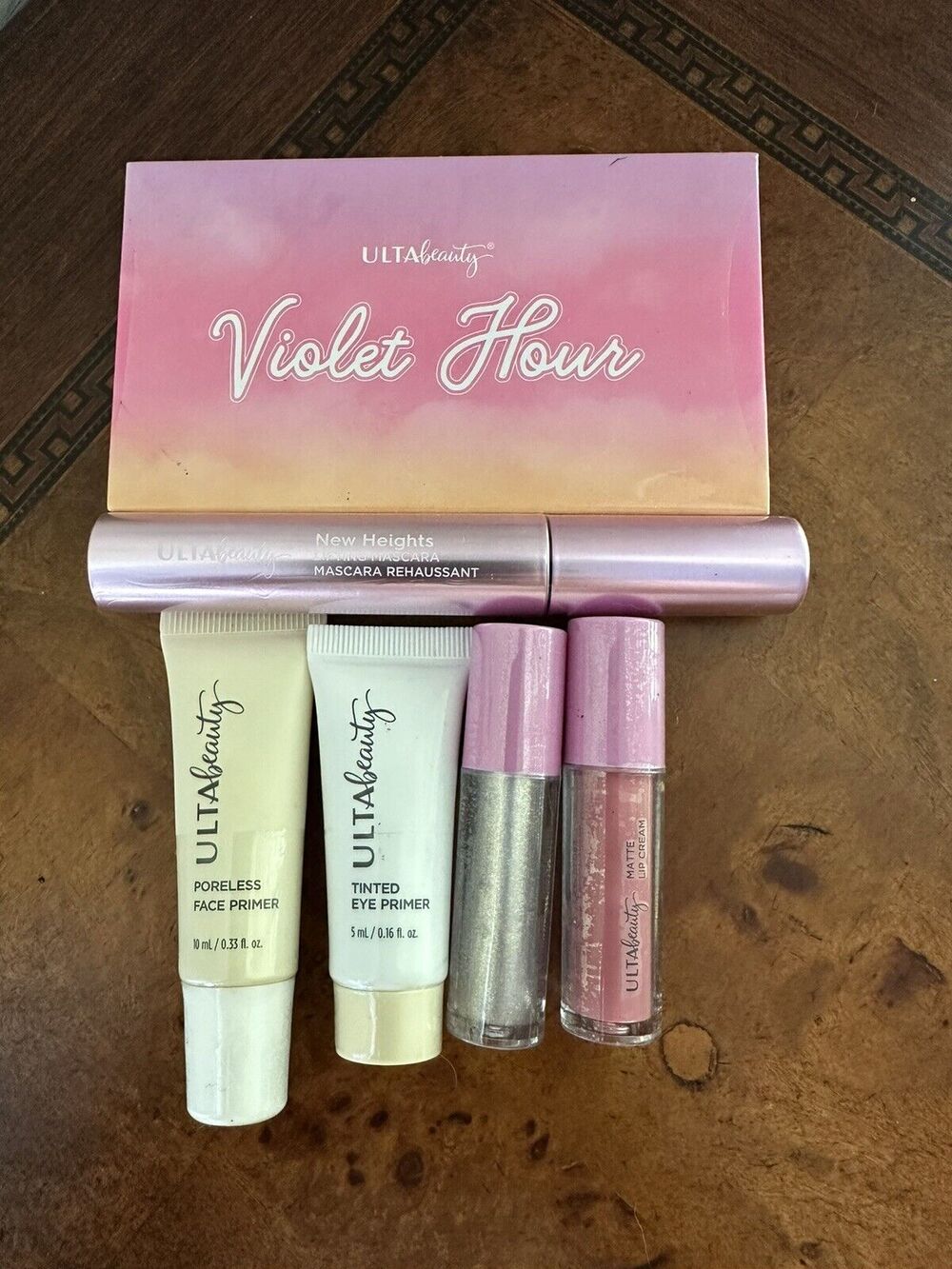 Ulta Beauty 6 Piece Gift Set Mascara Eyeshadow 2 Lip Gloss Face And Eye Primer